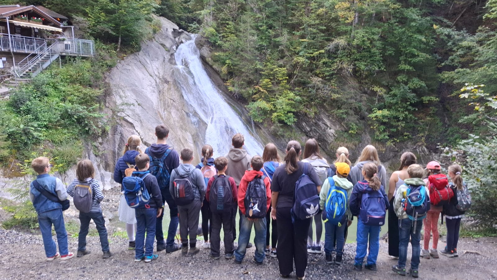 Gruppenbild in der Starzlachklamm